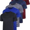 Heather Black/Blue/Gray/Navy/Maroon
