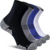 4-pairs (Black1,grey1,royal Blue1,white1)