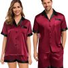 Deep Wine Red/Black