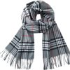 Grey Black White Plaid