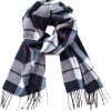 Navy White Tartan