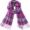 Purple Black White Plaid