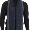 Quatrefoil Navy Grey